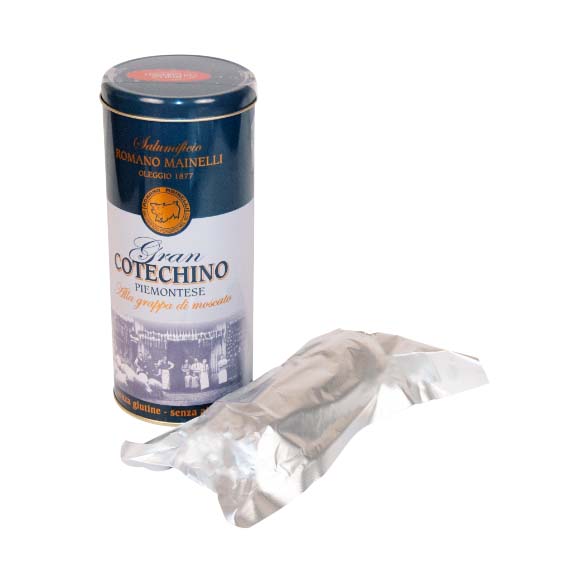 Gran Cotechino piemontese in lattina cotto a vapore